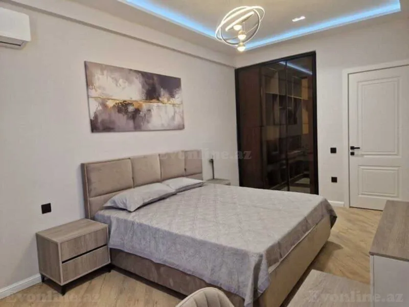 Kirayə verilir 3 otaqlı Mənzil Yeni tikili 160 m² Nəsimi r. - şəkil 4
