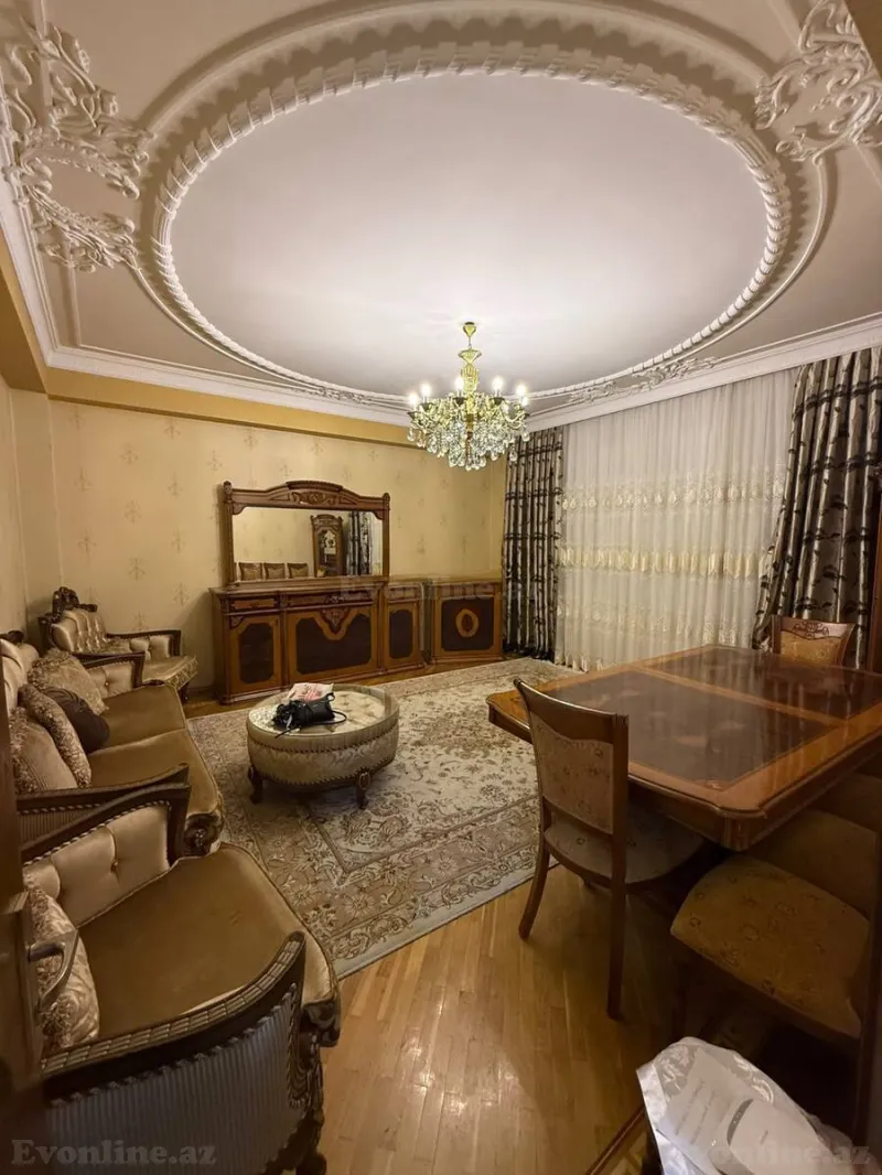 3 otaqlı Mənzil 140 m² Nəsimi m. Kirayə verilir