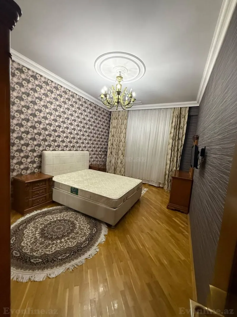 Kirayə verilir 3 otaqlı Mənzil Yeni tikili 140 m² Nəsimi m. - şəkil 6