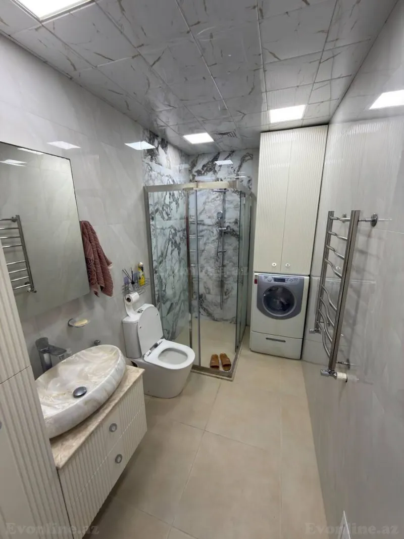 Kirayə verilir 3 otaqlı Mənzil Yeni tikili 100 m² Nəsimi r. - şəkil 17