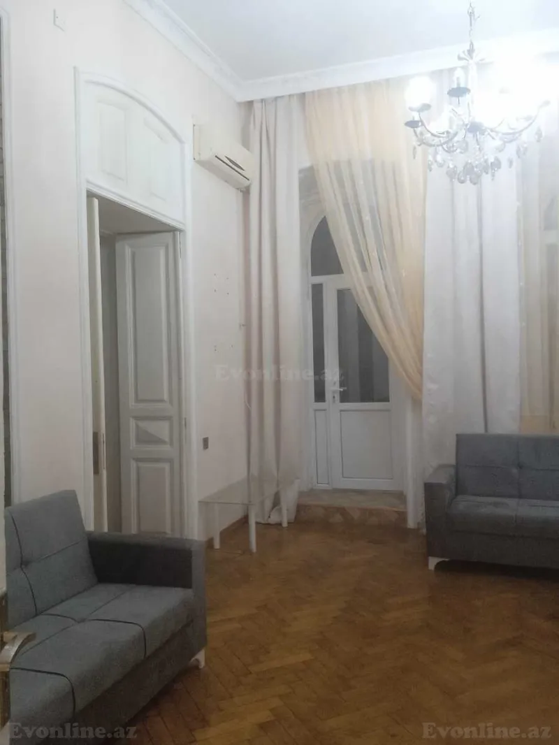 Kirayə verilir 2 otaqlı Mənzil Köhnə tikili 60 m² Nəsimi r. - şəkil 3