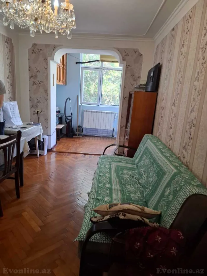 2 otaqlı Mənzil 45 m² Nəriman Nərimanov m. Kirayə verilir