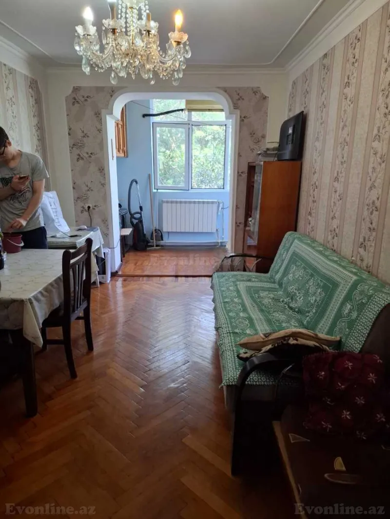 Kirayə verilir 2 otaqlı Mənzil Köhnə tikili 45 m² Nəriman Nərimanov m. - şəkil 2