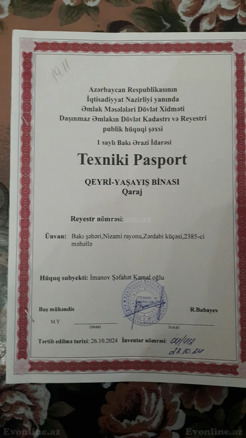 Satılır Qaraj 22 m² 8-ci kilometr - şəkil 4