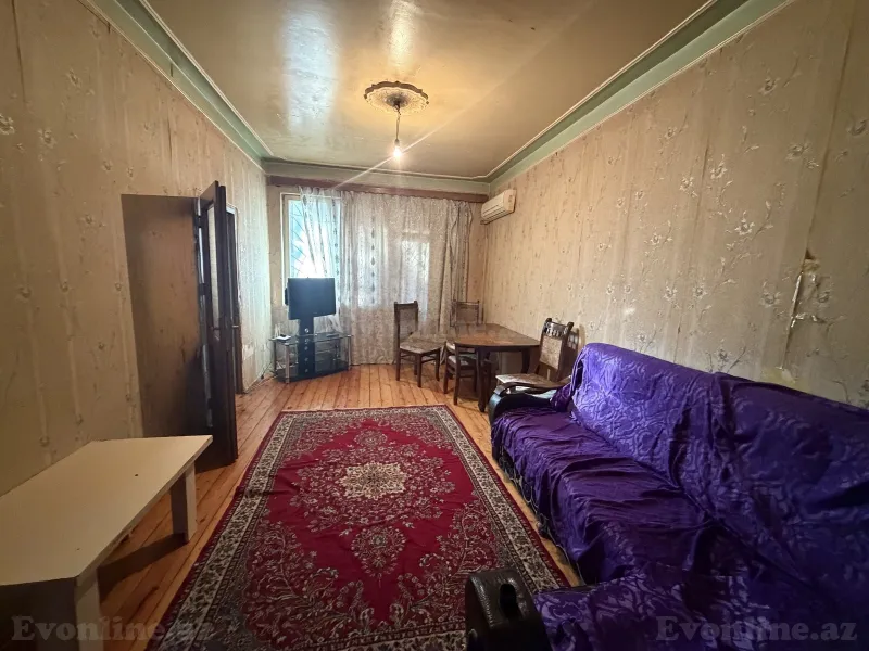 Satılır 2 otaqlı Mənzil Köhnə tikili 50 m² Memar Əcəmi m. - şəkil 2