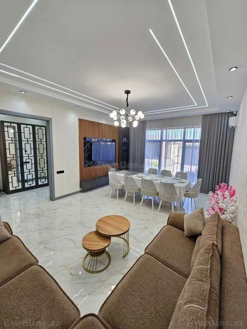 4 otaqlı həyət evi satılır — Xəzər r., Bakı - şəkil 3