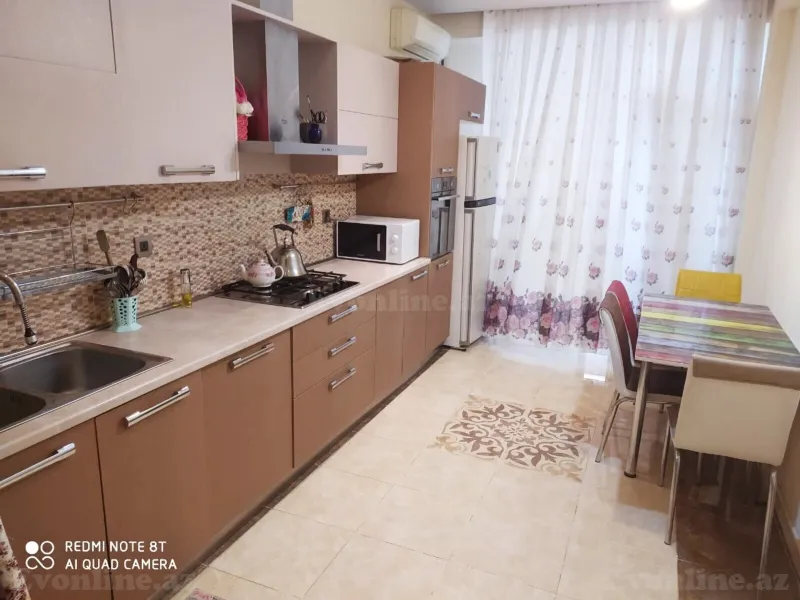 3 otaqlı yeni tikili mənzil kirayə verilir — Nizami m., Bakı - şəkil 4