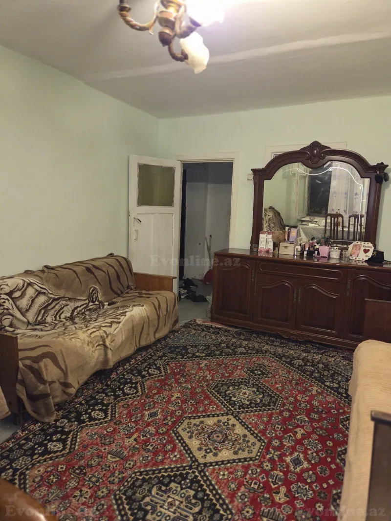 2 otaqlı köhnə tikili mənzil satılır — Elmlər Akademiyası m., Bakı - şəkil 4