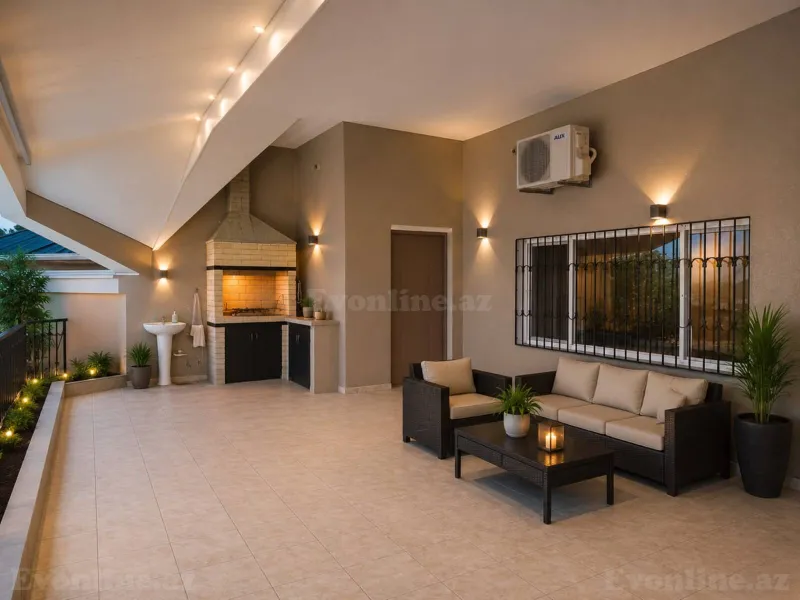 7 otaqlı həyət evi kirayə verilir — Səbail r., Bakı - şəkil 3