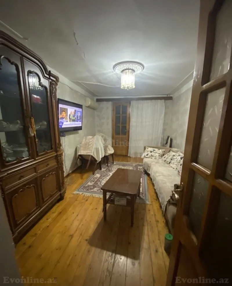 2 otaqlı köhnə tikili mənzil kirayə verilir — Gənclik m., Bakı - şəkil 3