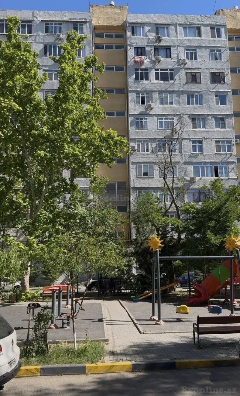 2 otaqlı köhnə tikili mənzil kirayə verilir — Gənclik m., Bakı - şəkil 7