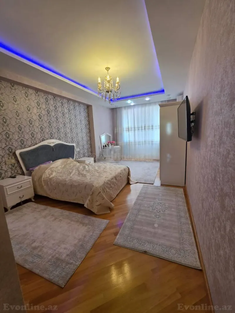 3 otaqlı yeni tikili mənzil kirayə verilir — Elmlər Akademiyası m., Bakı - şəkil 6