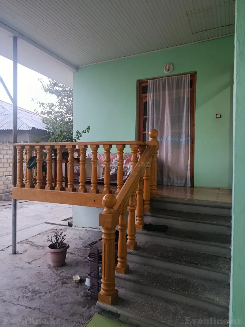 4 otaqlı həyət evi satılır — Şəki - şəkil 7