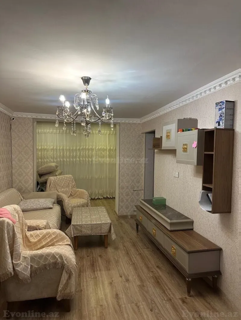 2 otaqlı Mənzil 65 m² Elmlər Akademiyası m. Kirayə verilir