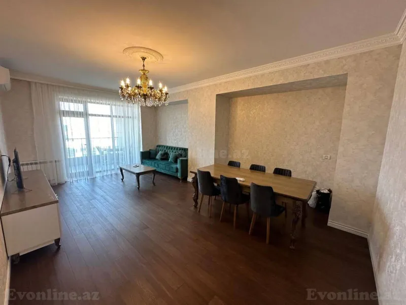 4 otaqlı yeni tikili mənzil kirayə verilir — 8 Noyabr m., Bakı - şəkil 2