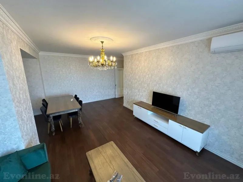 4 otaqlı yeni tikili mənzil kirayə verilir — 8 Noyabr m., Bakı - şəkil 5
