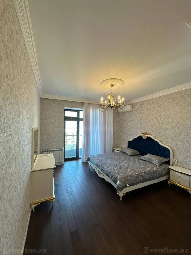 4 otaqlı yeni tikili mənzil kirayə verilir — 8 Noyabr m., Bakı - şəkil 6