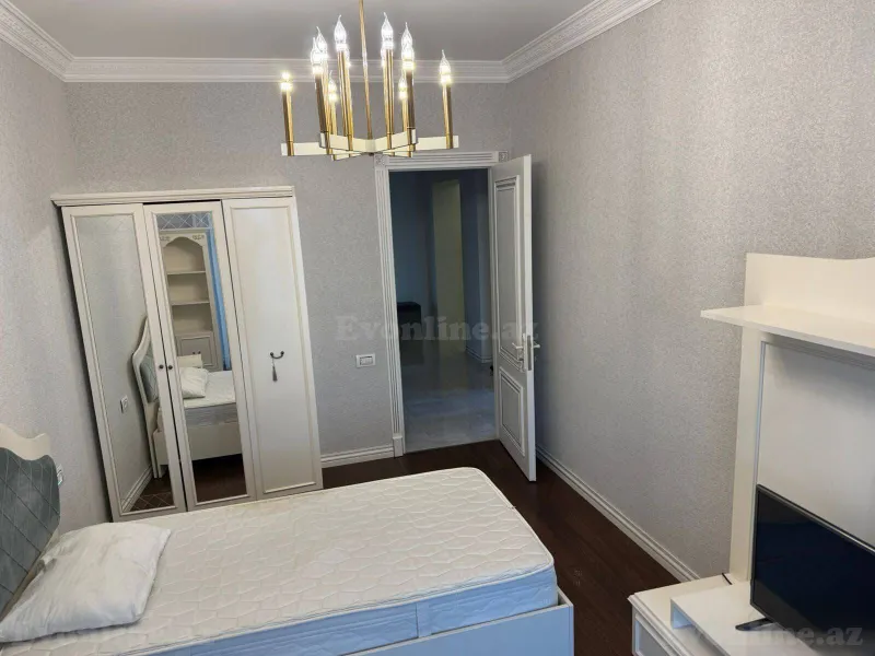 4 otaqlı yeni tikili mənzil kirayə verilir — 8 Noyabr m., Bakı - şəkil 9