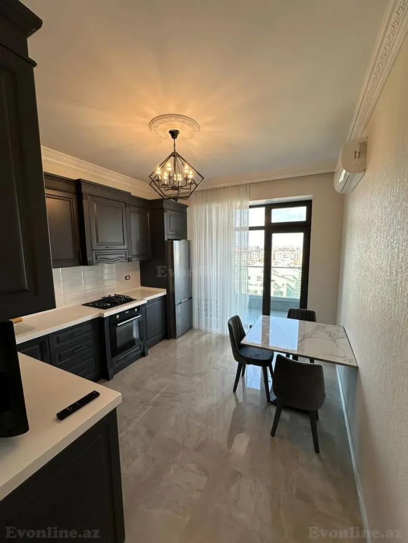 4 otaqlı yeni tikili mənzil kirayə verilir — 8 Noyabr m., Bakı - şəkil 12