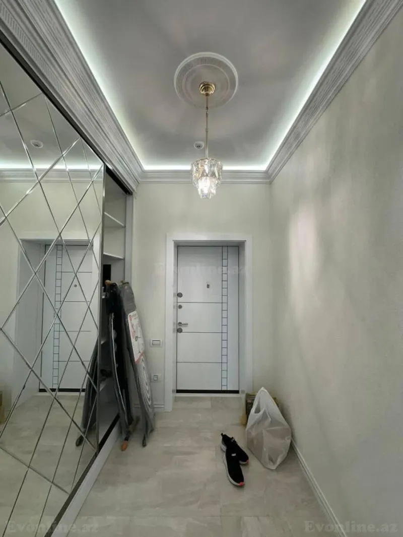 4 otaqlı yeni tikili mənzil kirayə verilir — 8 Noyabr m., Bakı - şəkil 22