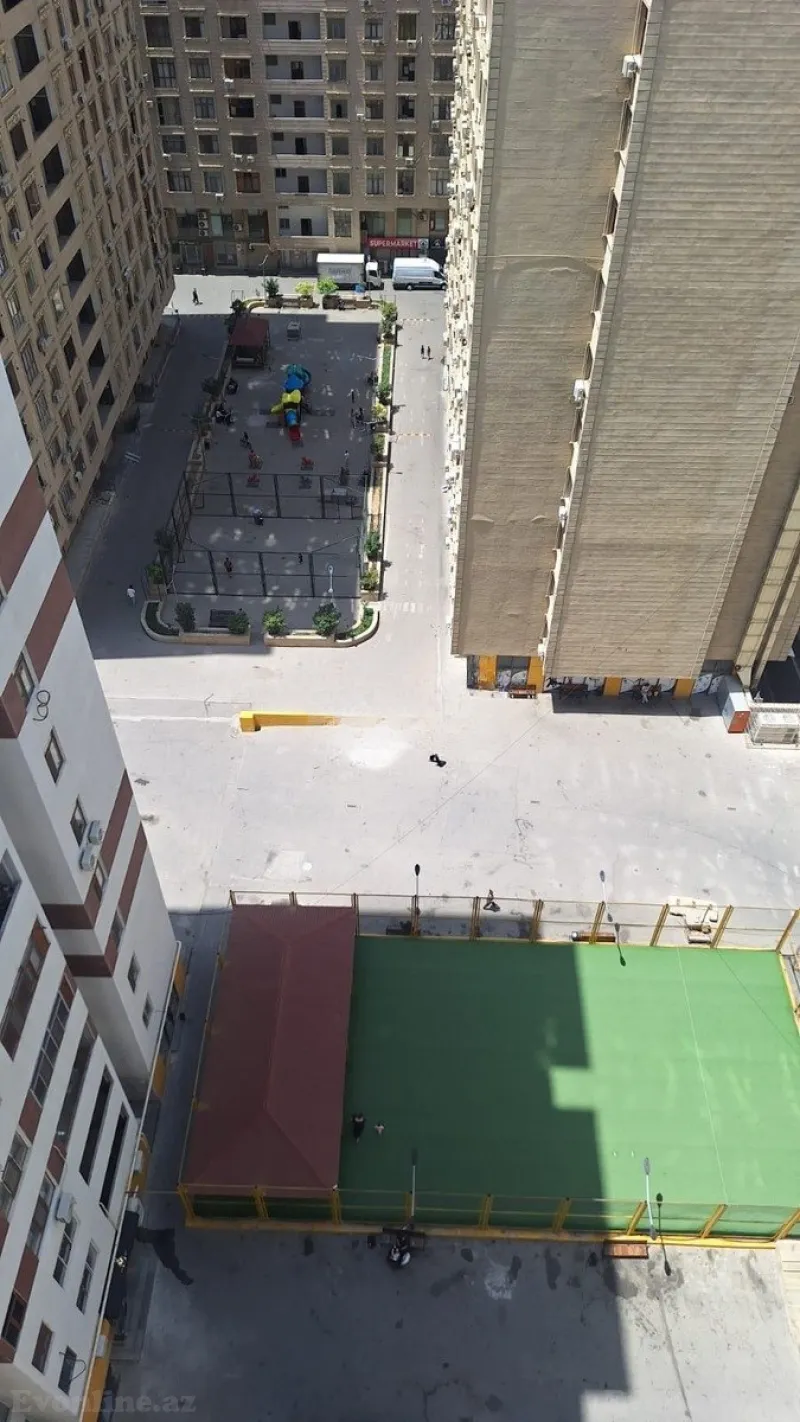 2 otaqlı yeni tikili mənzil kirayə verilir — İnşaatçılar m., Bakı - şəkil 12