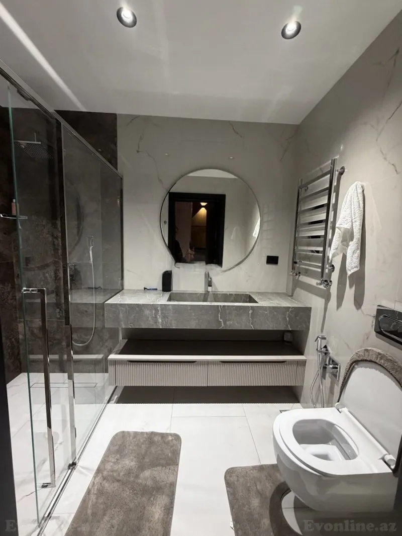 12 otaqlı həyət evi kirayə verilir — Badamdar, Bakı - şəkil 16