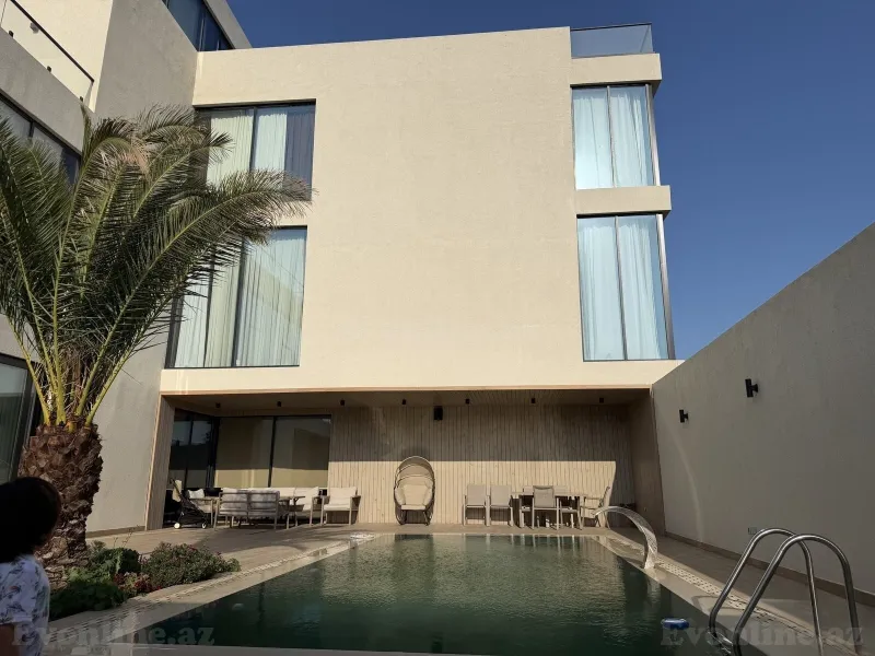12 otaqlı həyət evi kirayə verilir — Badamdar, Bakı - şəkil 19