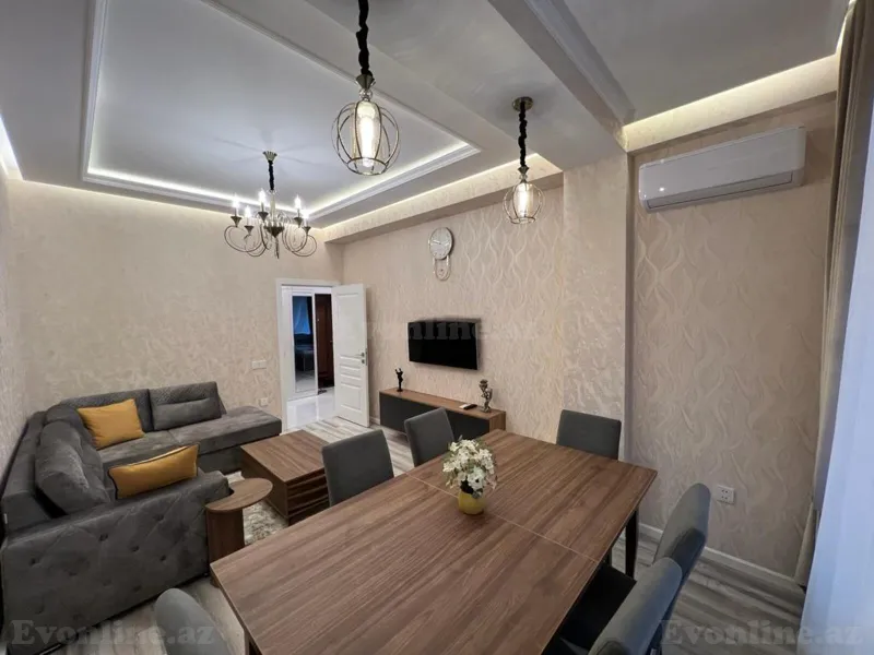 2 otaqlı yeni tikili mənzil kirayə verilir — 8 Noyabr m., Bakı - şəkil 2