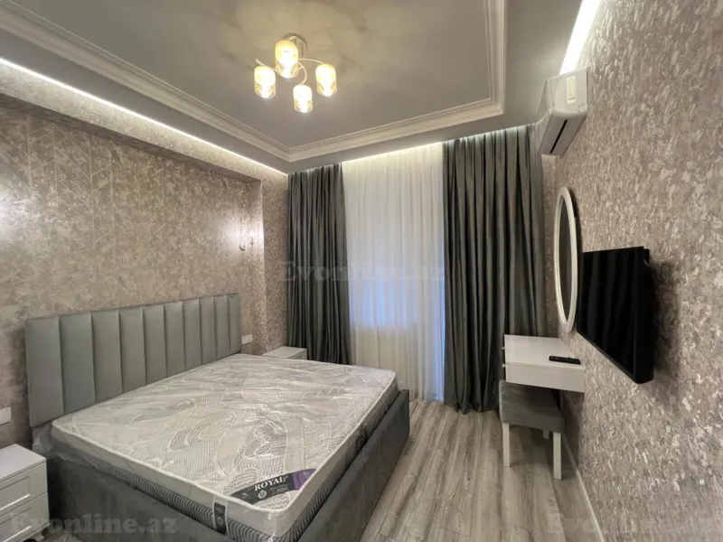 2 otaqlı yeni tikili mənzil kirayə verilir — 8 Noyabr m., Bakı - şəkil 3