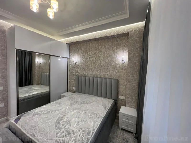 2 otaqlı yeni tikili mənzil kirayə verilir — 8 Noyabr m., Bakı - şəkil 4