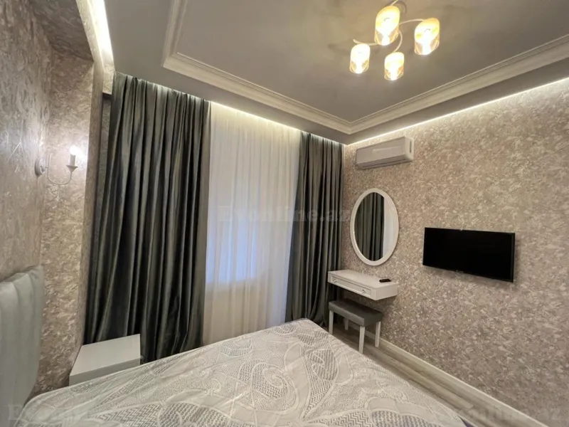 2 otaqlı yeni tikili mənzil kirayə verilir — 8 Noyabr m., Bakı - şəkil 5
