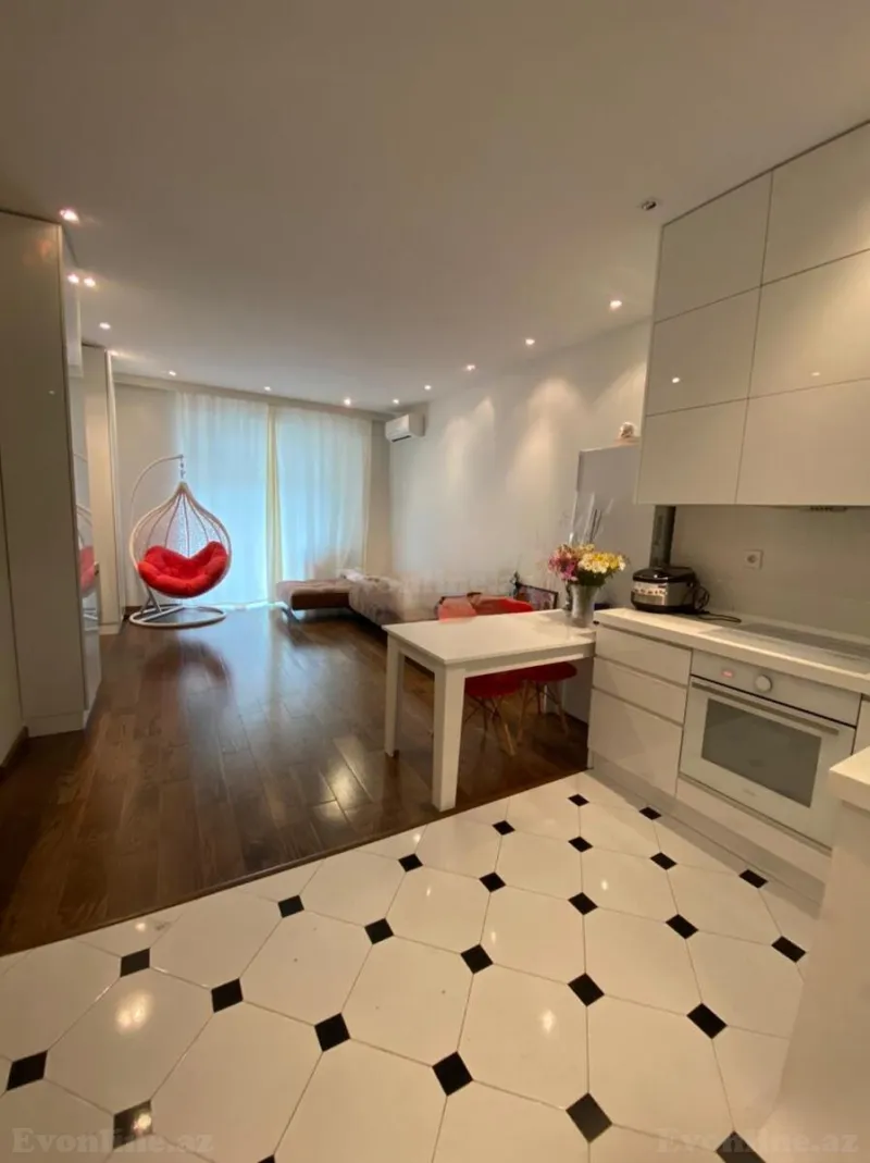 2 otaqlı yeni tikili mənzil kirayə verilir — 8 Noyabr m., Bakı - şəkil 3
