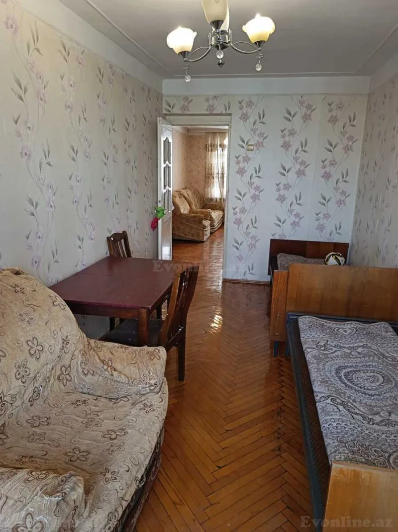 2 otaqlı köhnə tikili mənzil kirayə verilir — İnşaatçılar m., Bakı - şəkil 3
