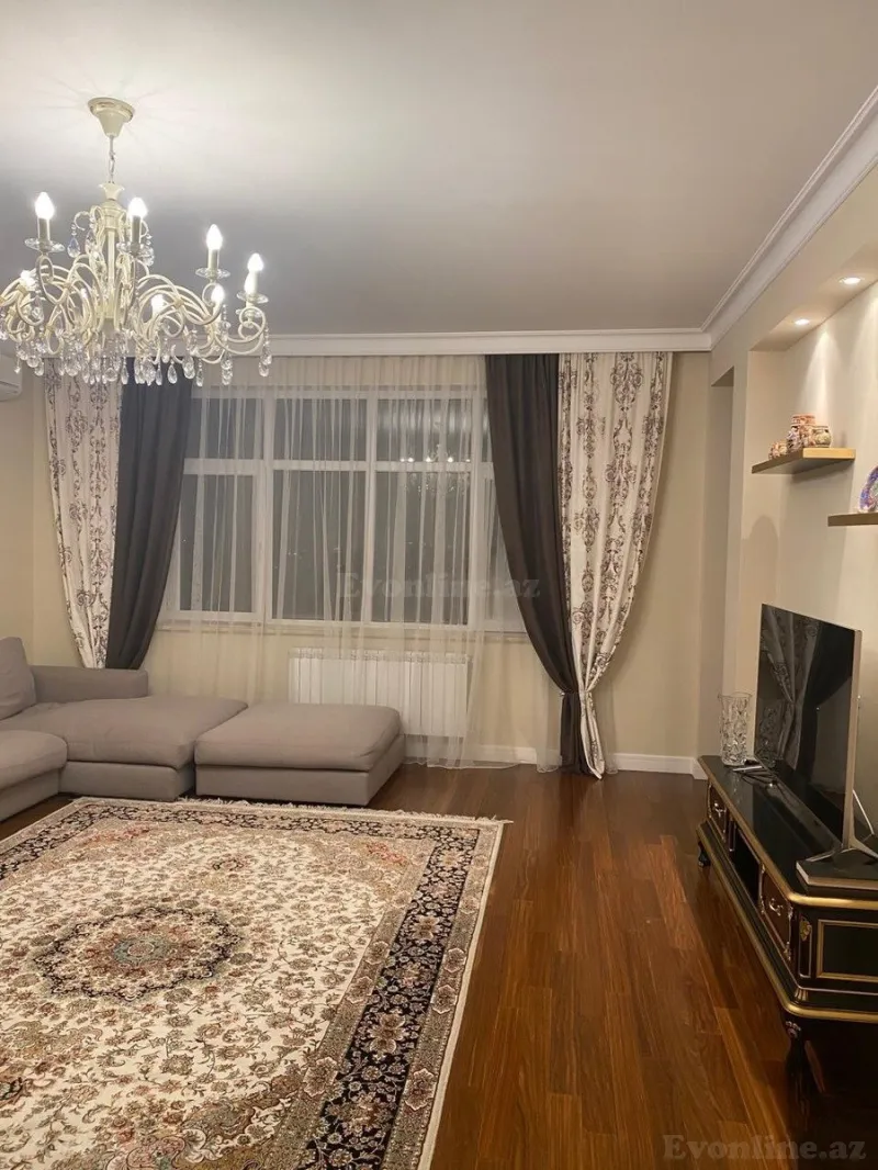 3 otaqlı yeni tikili mənzil kirayə verilir — Elmlər Akademiyası m., Bakı - şəkil 4