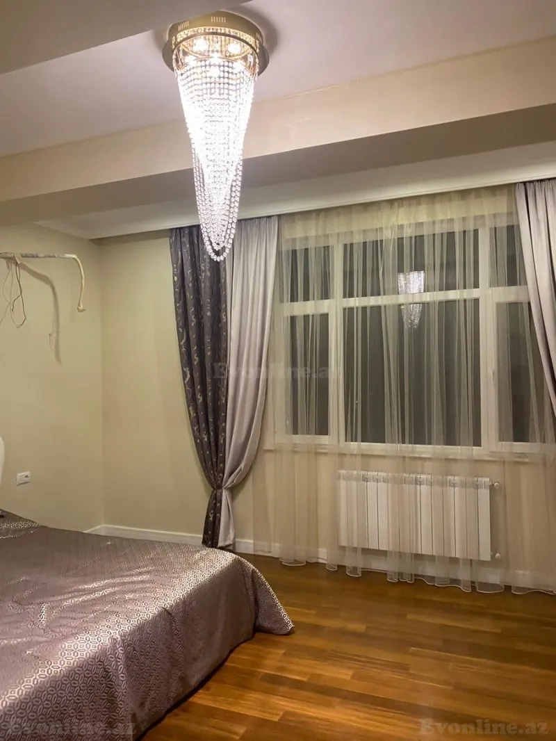 3 otaqlı yeni tikili mənzil kirayə verilir — Elmlər Akademiyası m., Bakı - şəkil 18
