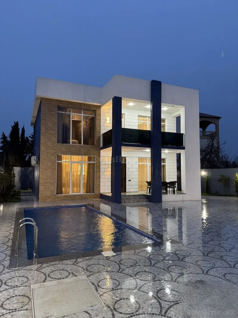 5 otaqlı həyət evi satılır — Novxanı, Bakı - şəkil 5
