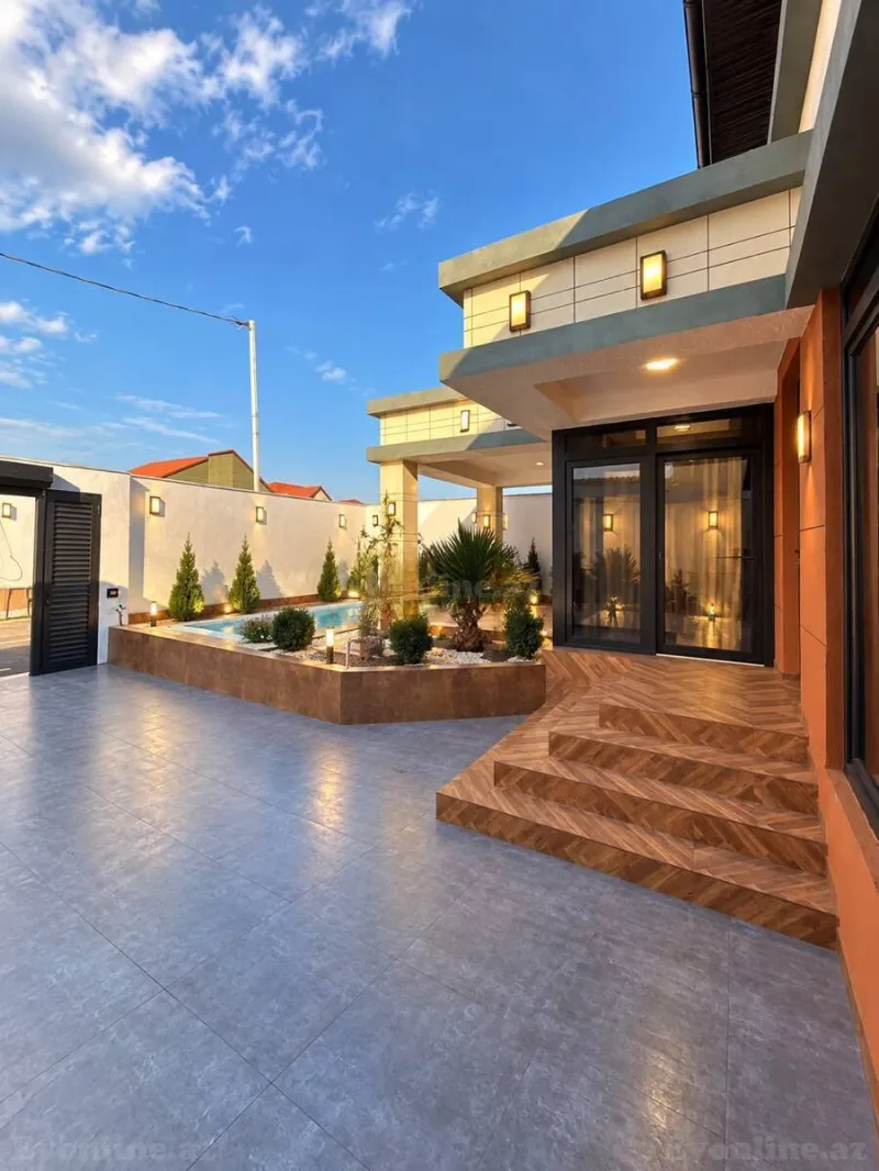 4 otaqlı həyət evi satılır — Mərdəkan, Bakı - şəkil 4