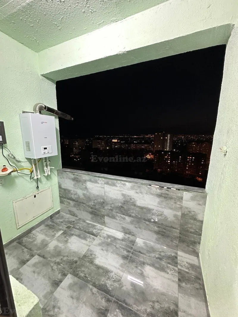 2 otaqlı yeni tikili mənzil kirayə verilir — Yeni Günəşli, Bakı - şəkil 12