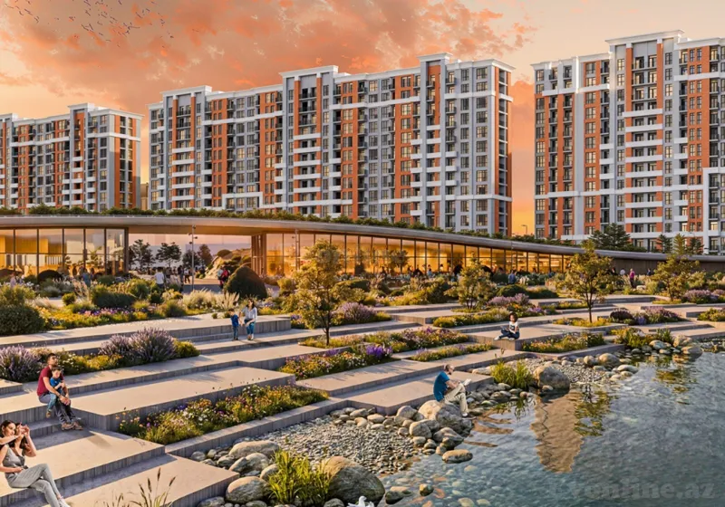 3 otaqlı yeni tikili mənzil kirayə verilir — Elmlər Akademiyası m., Bakı
