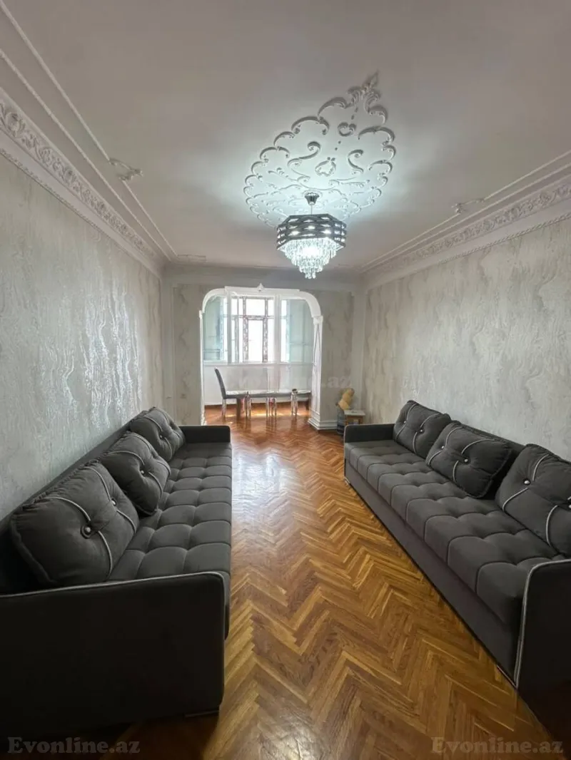 2 otaqlı Mənzil 55 m² Nərimanov r. Kirayə verilir