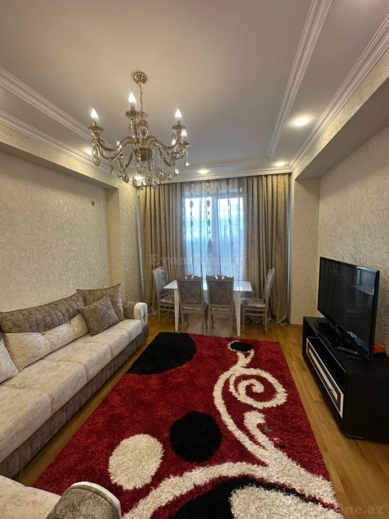 3 otaqlı yeni tikili mənzil kirayə verilir — Neftçilər m., Bakı - şəkil 2