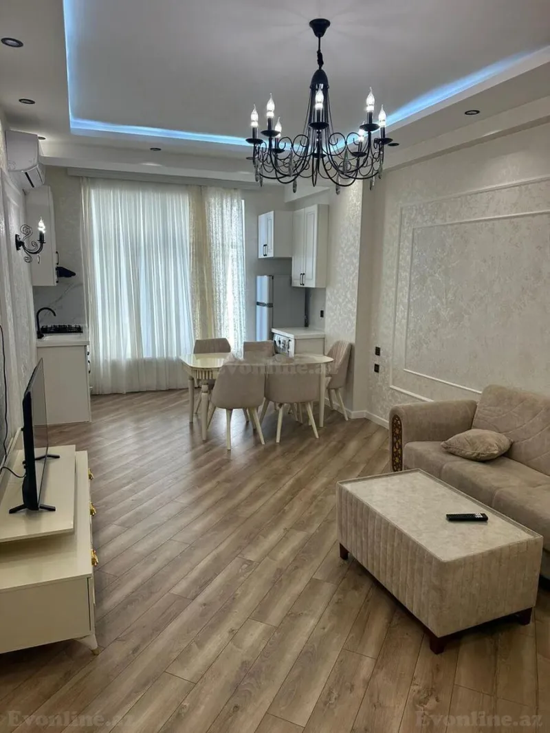 2 otaqlı Mənzil 77 m² Nərimanov r. Kirayə verilir
