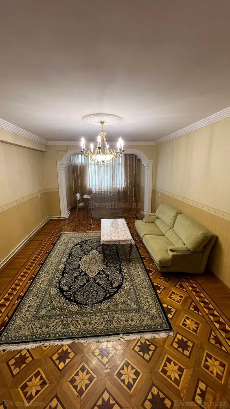 3 otaqlı Mənzil 100 m² Nərimanov r. Kirayə verilir