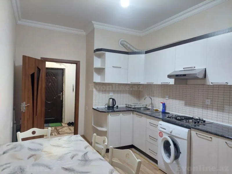 2 otaqlı yeni tikili mənzil kirayə verilir — İnşaatçılar m., Bakı - şəkil 7