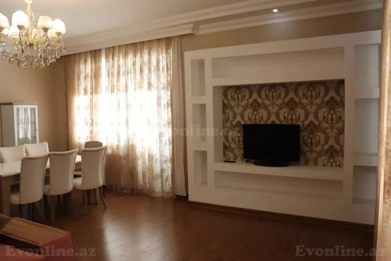 3 otaqlı yeni tikili mənzil kirayə verilir — Elmlər Akademiyası m., Bakı - şəkil 9