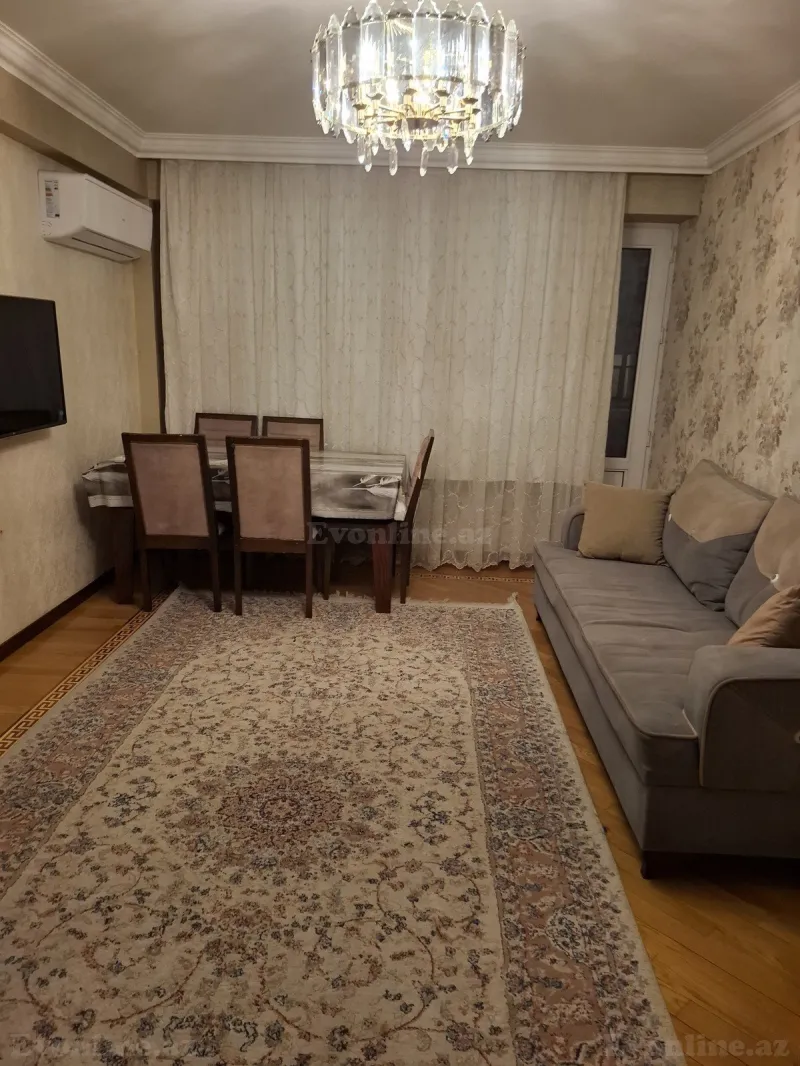 3 otaqlı Mənzil 80 m² Nərimanov r. Kirayə verilir