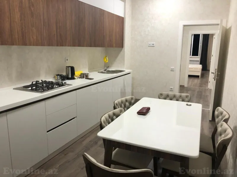 4 otaqlı yeni tikili mənzil kirayə verilir — 20 Yanvar m., Bakı - şəkil 3