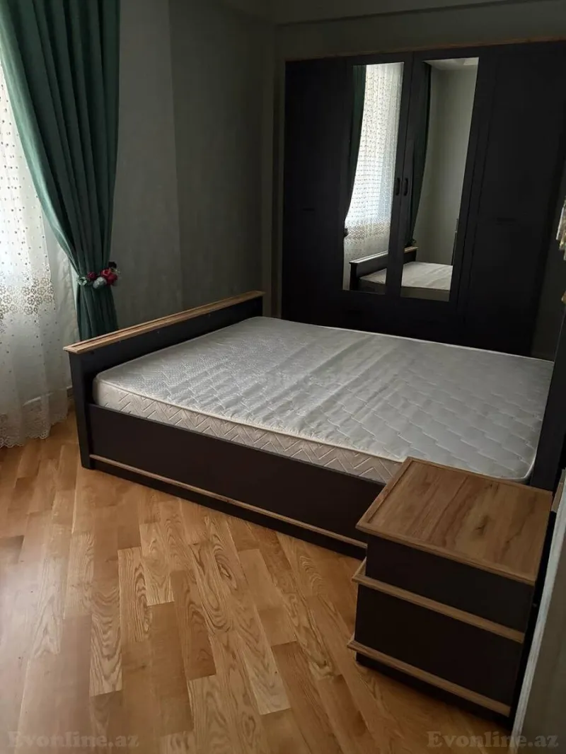 3 otaqlı yeni tikili mənzil kirayə verilir — İnşaatçılar m., Bakı - şəkil 3