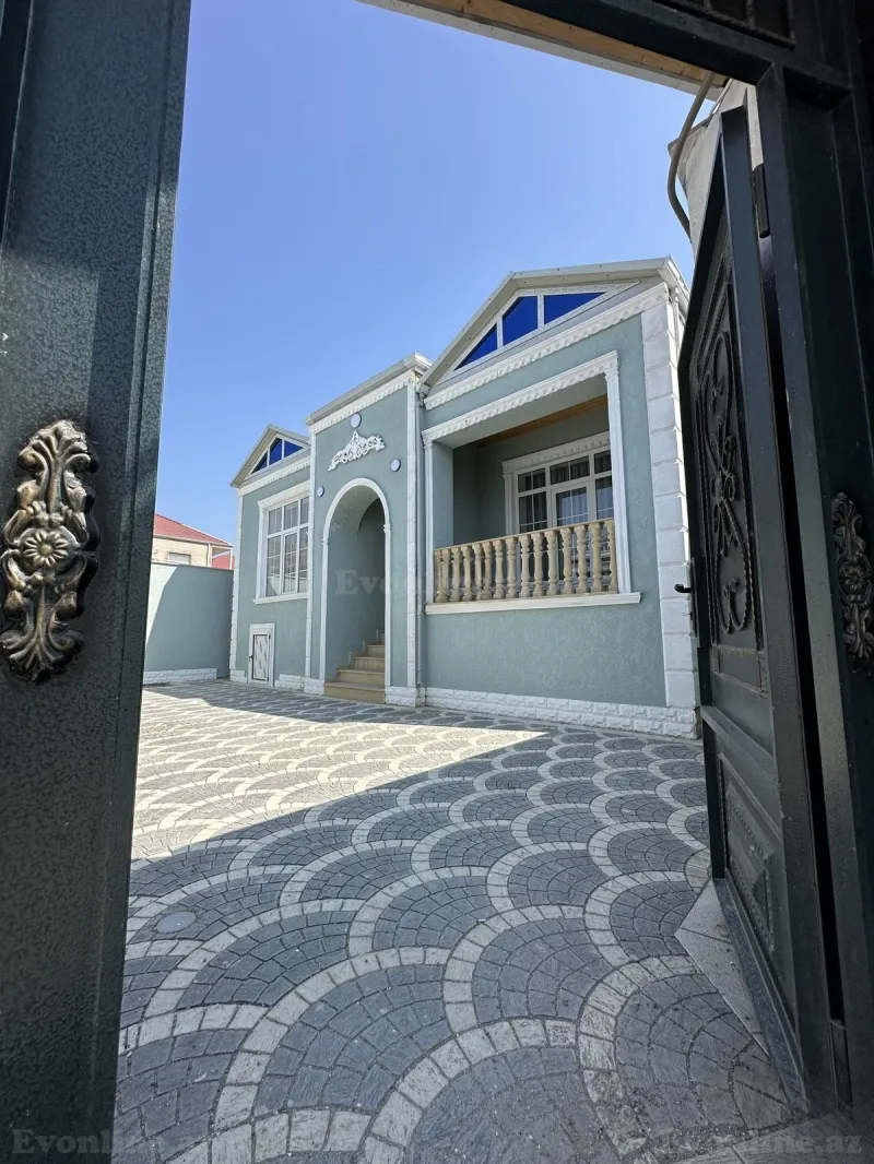 4 otaqlı həyət evi satılır — Savalan, Bakı - şəkil 8