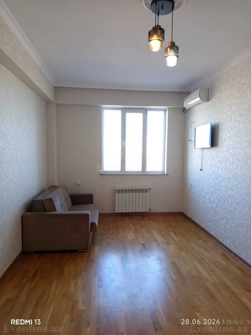 1 otaqlı yeni tikili mənzil kirayə verilir — Yeni Günəşli, Bakı - şəkil 3